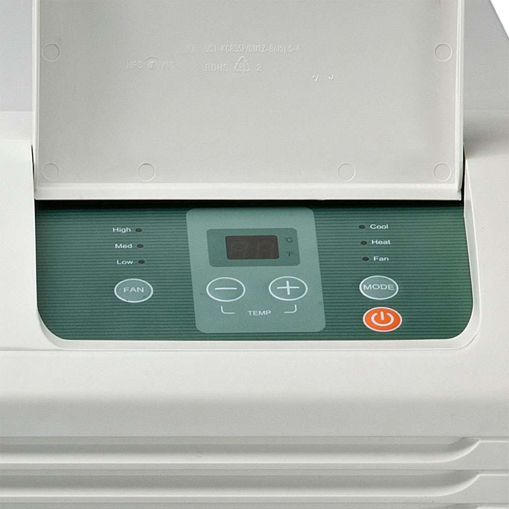 Midea MP09EMB32 PTAC, angled view