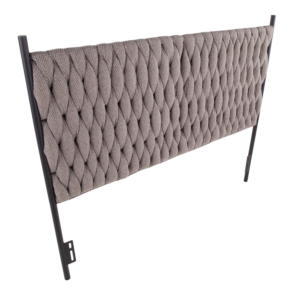 Braided Matisse - Queen Size Headboard - Gray
