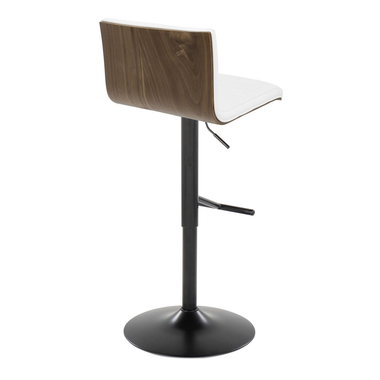 Mason - Adjustable Barstool With Swivel - Black Metal (Set of 2)