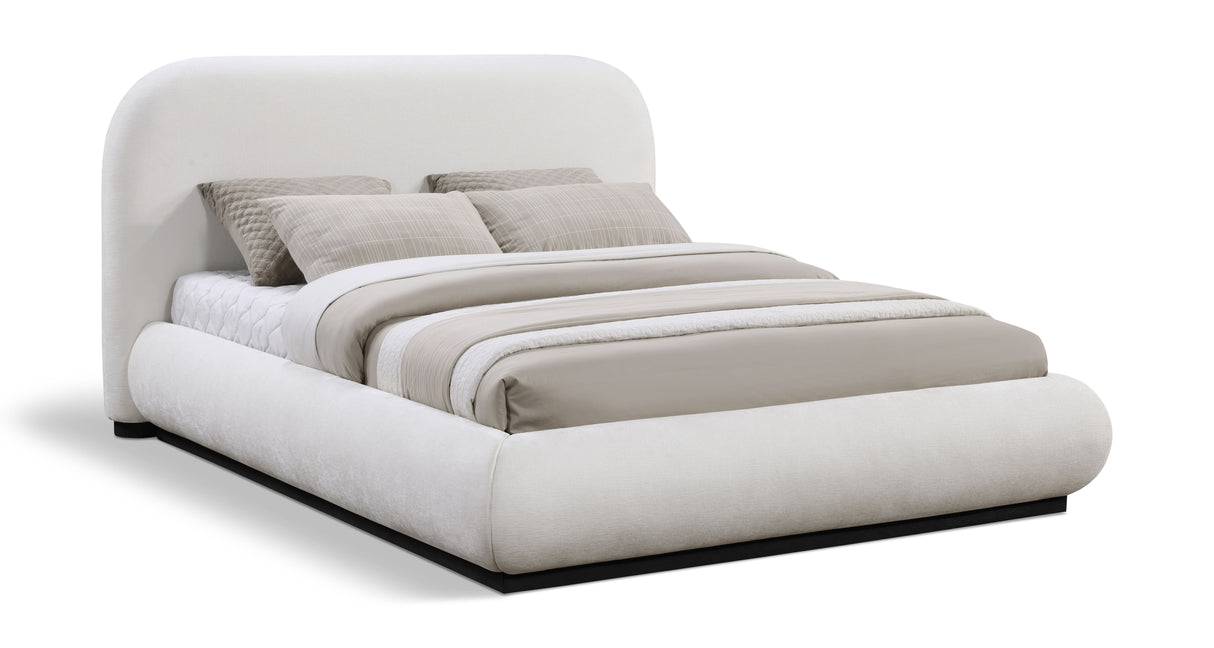 Vaughn - Chenille Bed With Black Base
