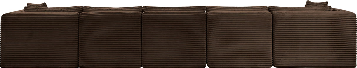 Shaggy - 7 Piece Modular Sectional With 2 Ottomans