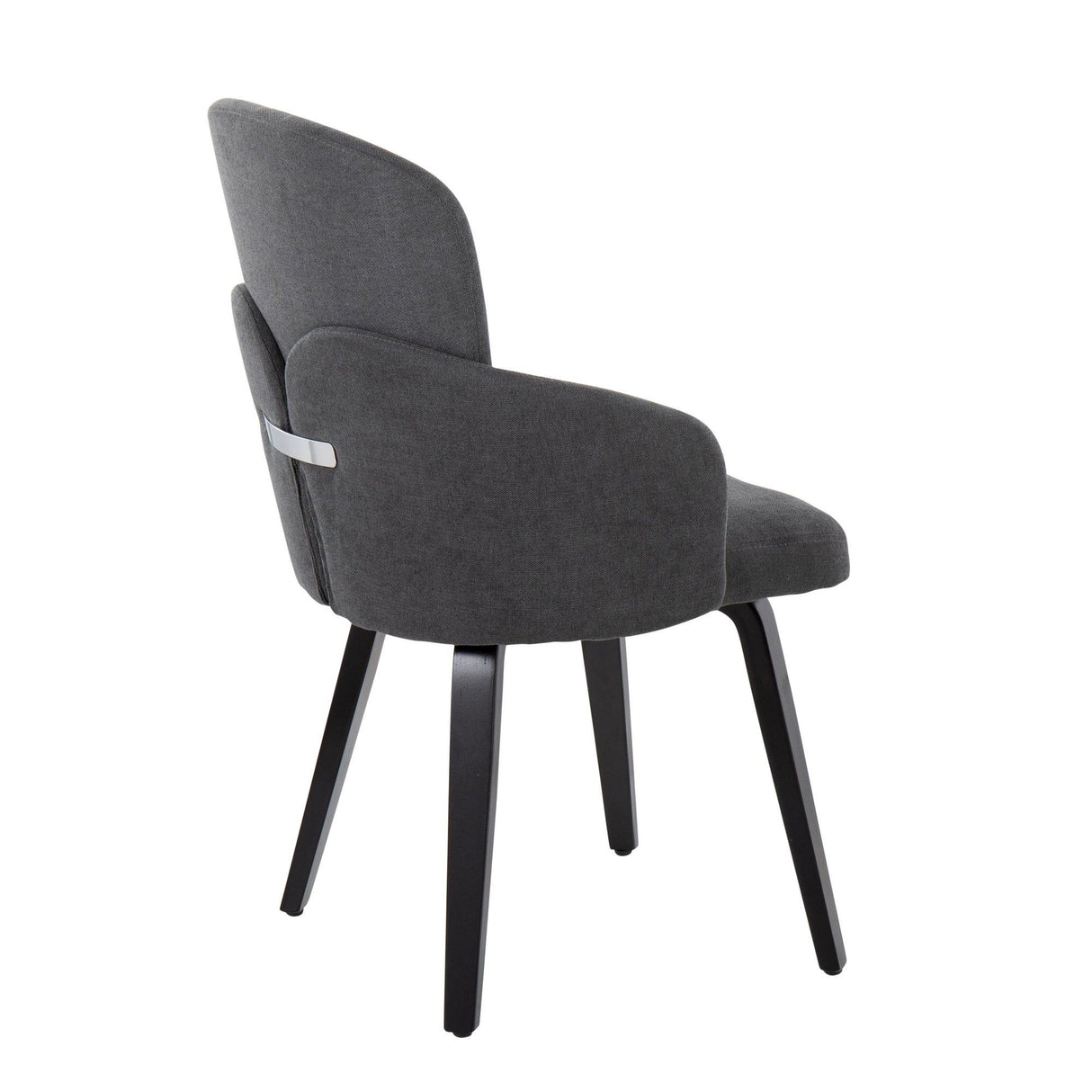 Dahlia - Contemporary Dining Chair (Set of 2) - Black Wood