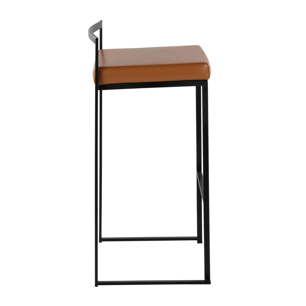 Fuji - Stackable Barstool - Black Metal