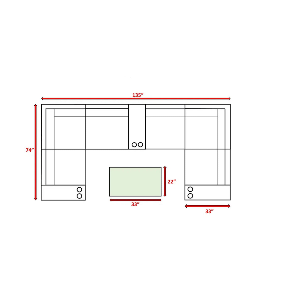 Outdoor Seating Group For 4 With Cushions, - Gray Mix