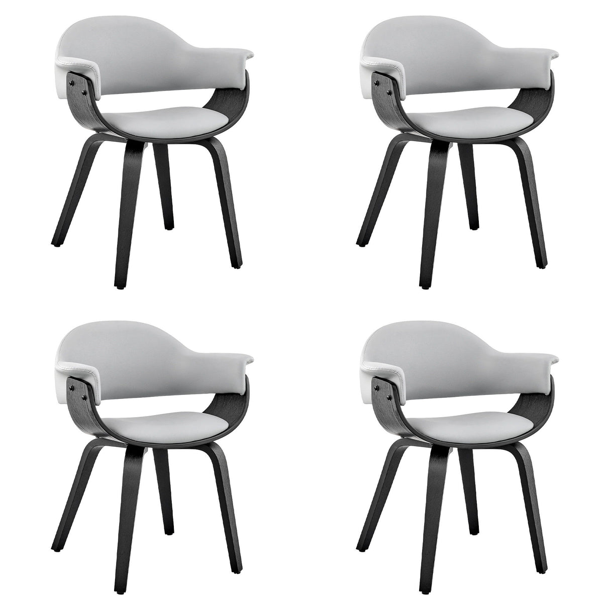 Adalyn - Dining Room Accent Chair With Black Frame