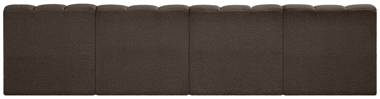Arc - Boucle Fabric 4 Seats Modular Sofa