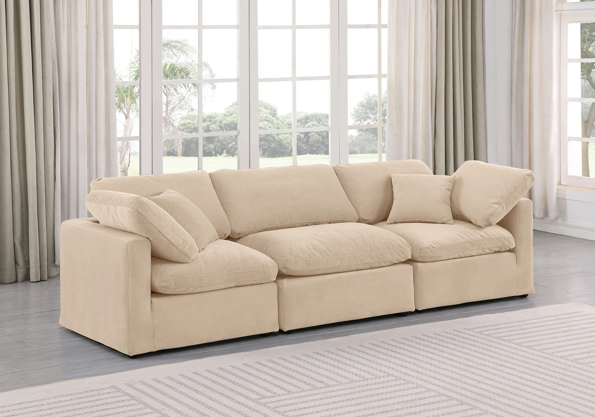 Indulge - Velvet 3 Seat Modular Sofa