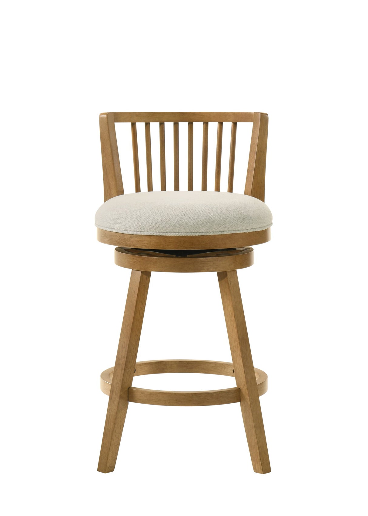 Harper - 26" Amber Glow Counter Height Rubberwood Swivel Barstool