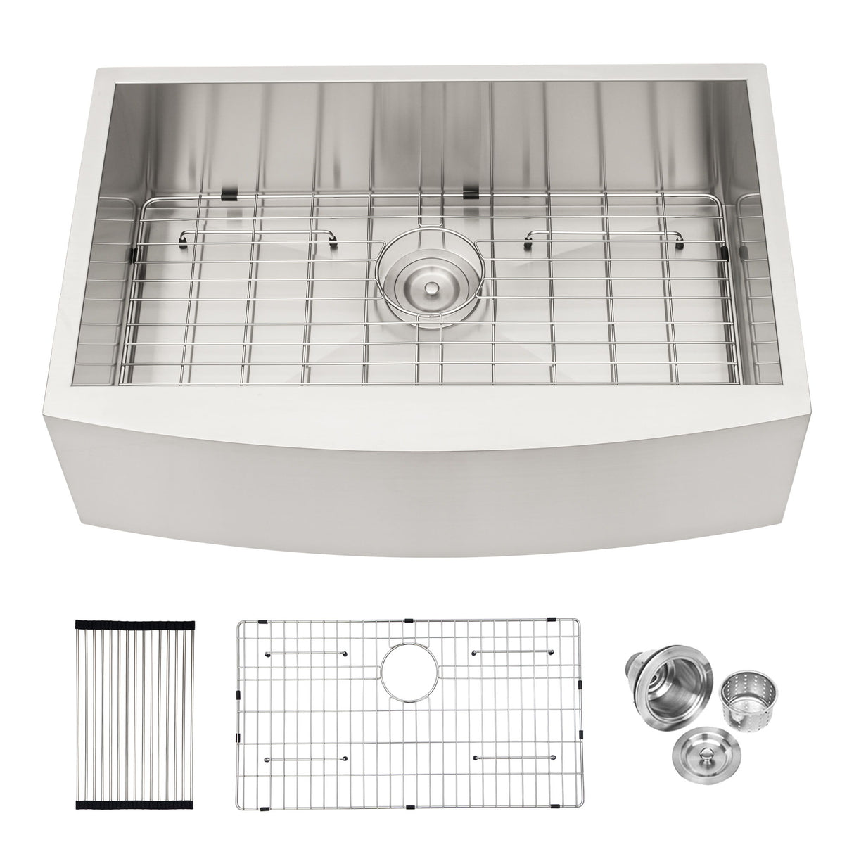 Farmhouse Kitchen Sink Stainless Steel Apron Front
