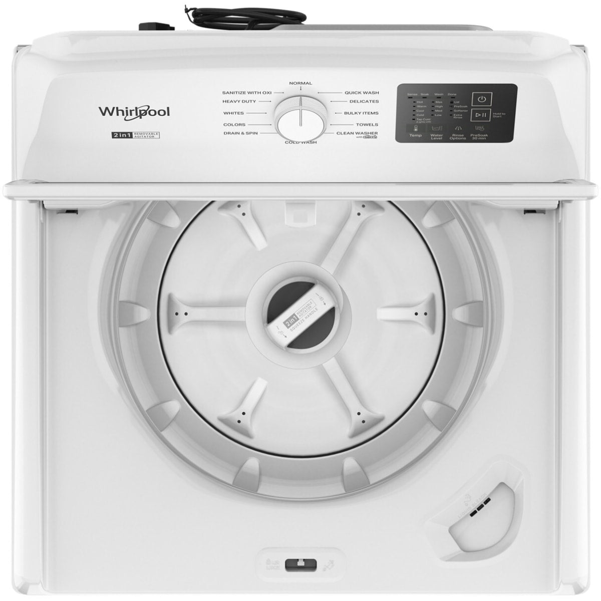 Whirlpool WTW4307SW 27" 4.3 cu. ft. Top Load Washer in White