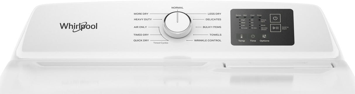 Whirlpool WED4307SW console