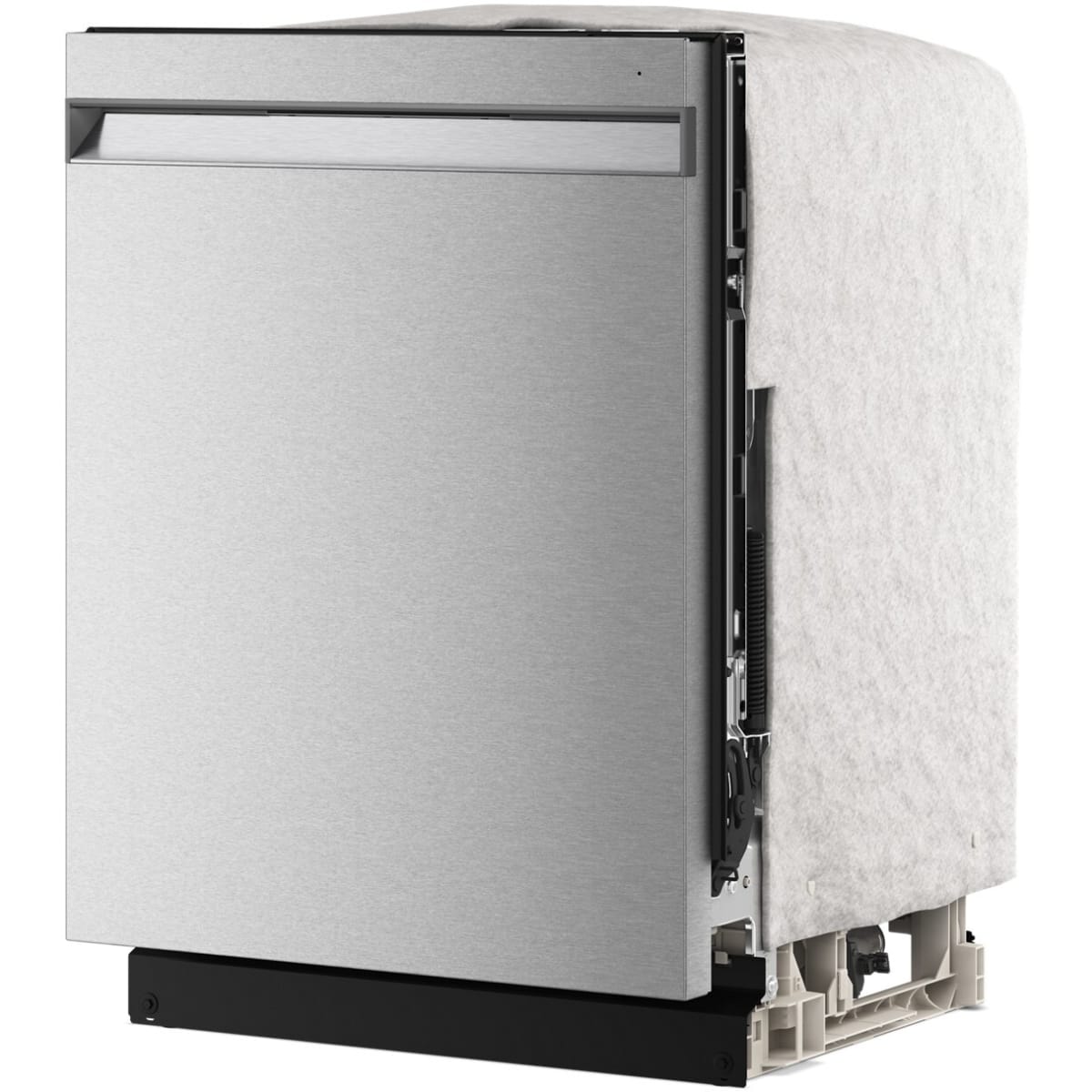KitchenAid KDPS424SPS 24 in. Fully Integrated Built-In Dishwasher - loaded rack detail | Varouj Appliances