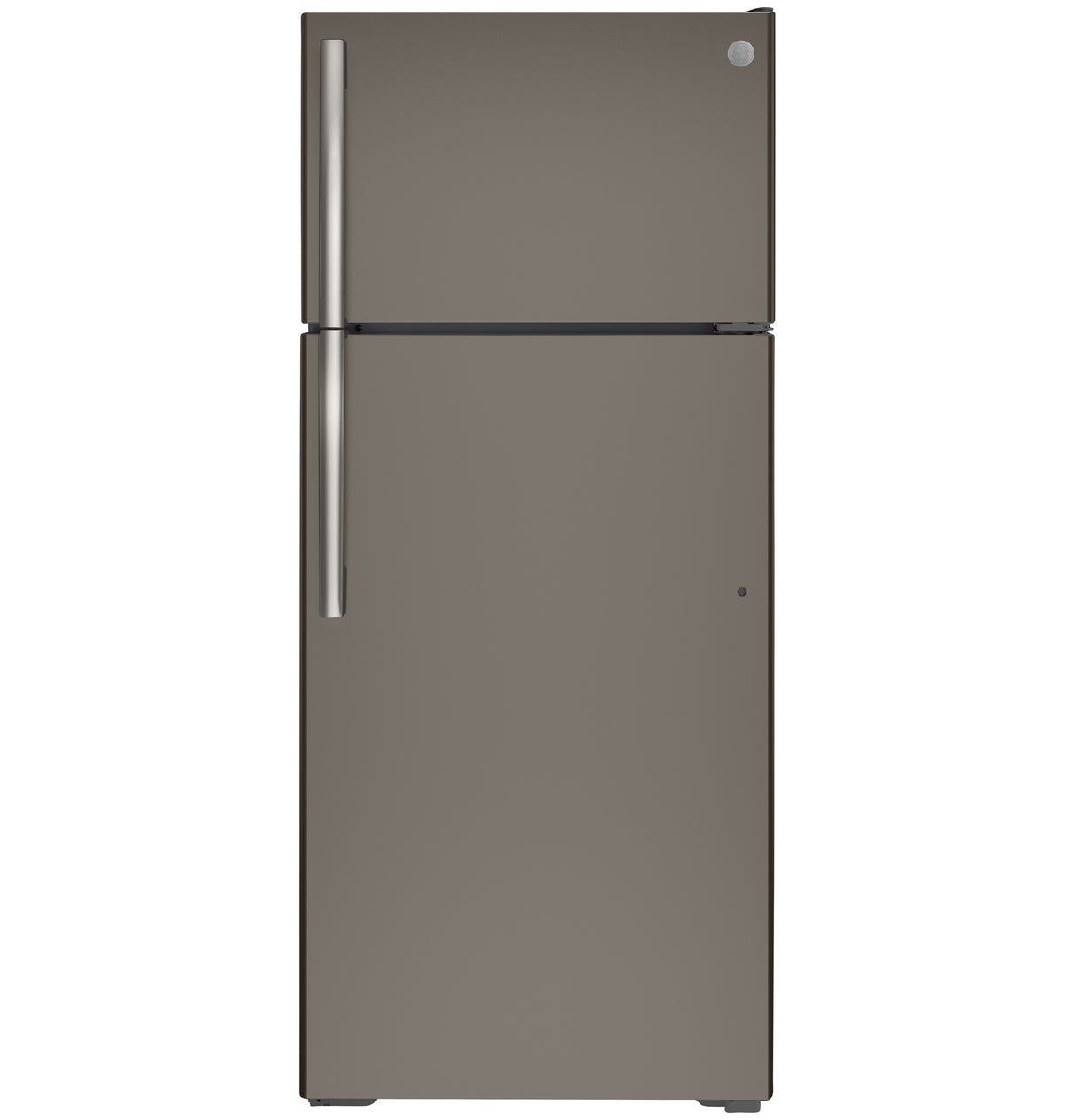 GE GTE18GMNRES - 28 in. 17.5 cu. ft. Top Freezer Refrigerator - Fingerprint Resistant Slate