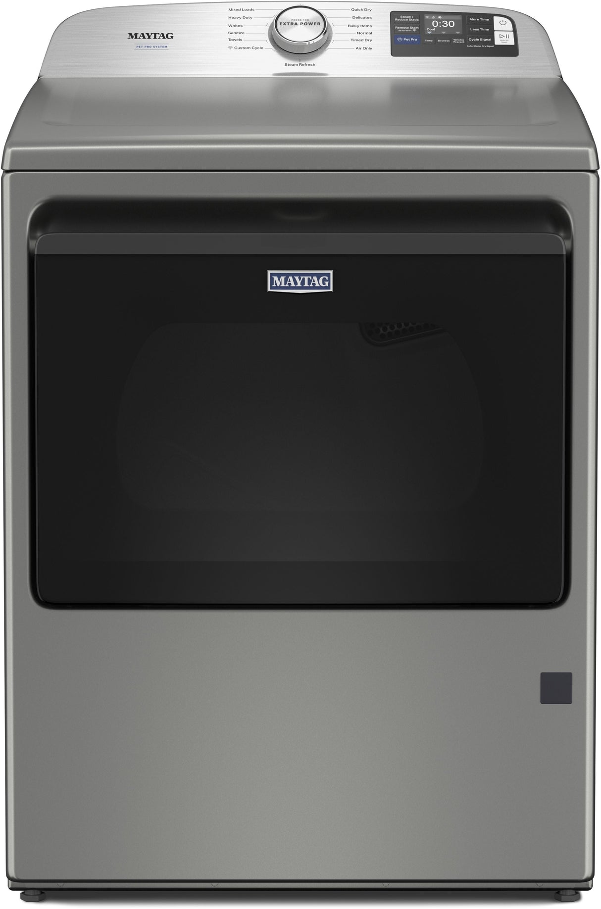 Maytag MGD7405RR gas dryer classic silver