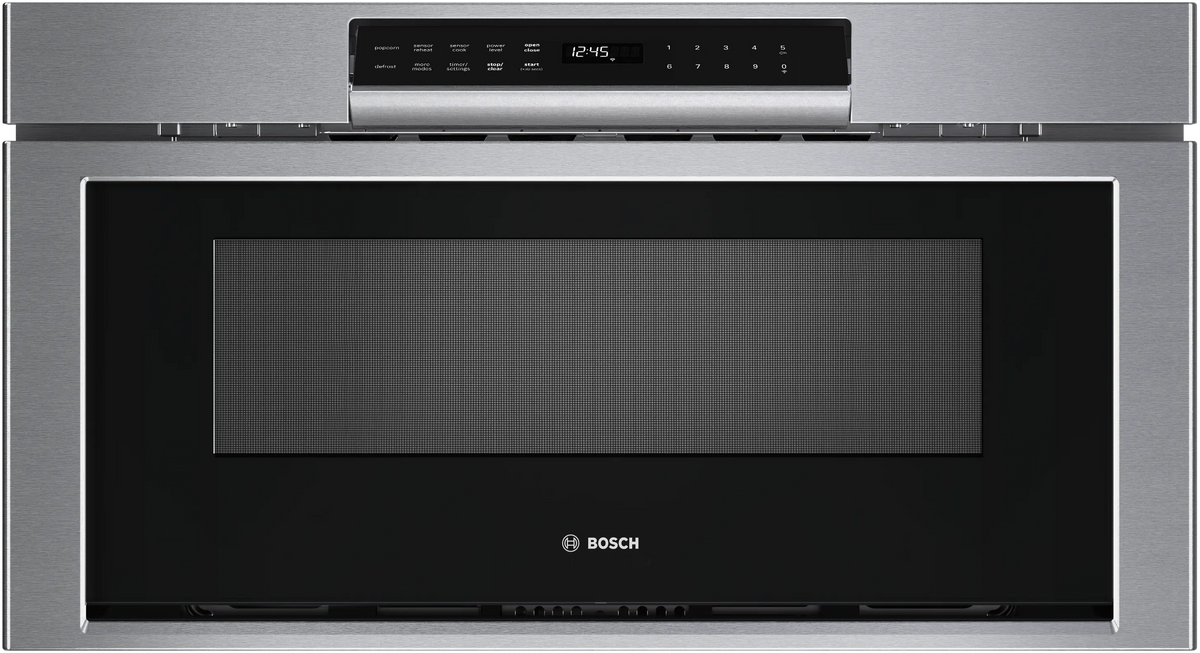 Bosch HMD8054UC drawer microwave front open