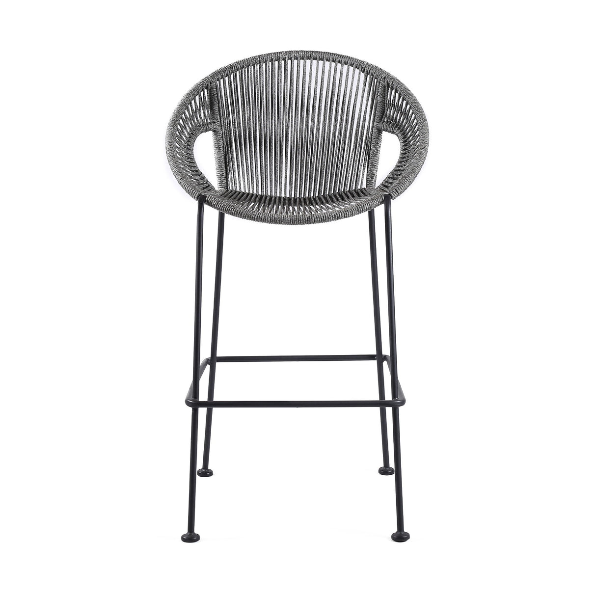 Acapulco - 30" Indoor Outdoor Steel Bar Stool With Rope Set of 2