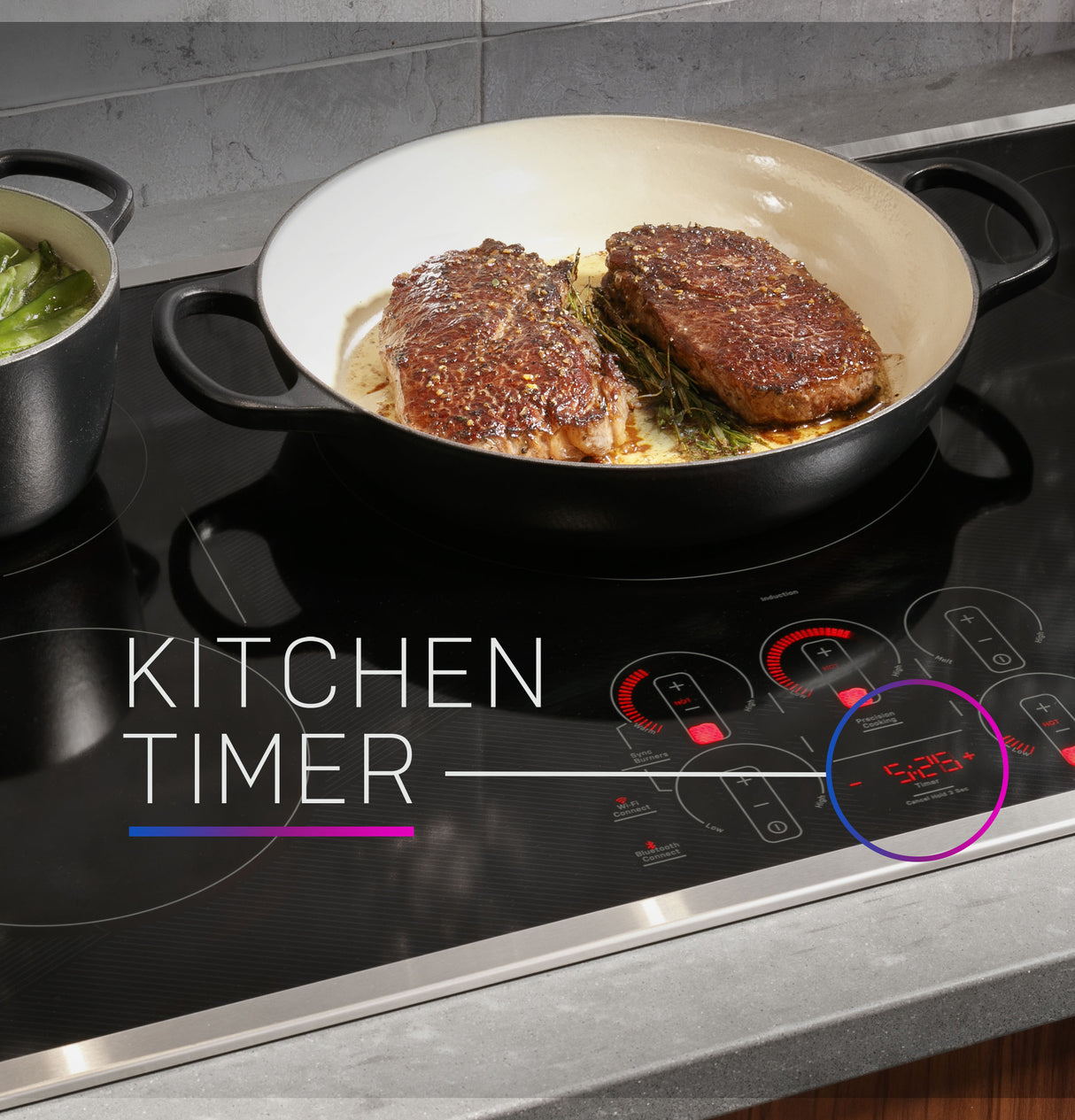 GE Profile(TM) 36" Built-In Touch Control Induction Cooktop - (PHP7036DTBB)