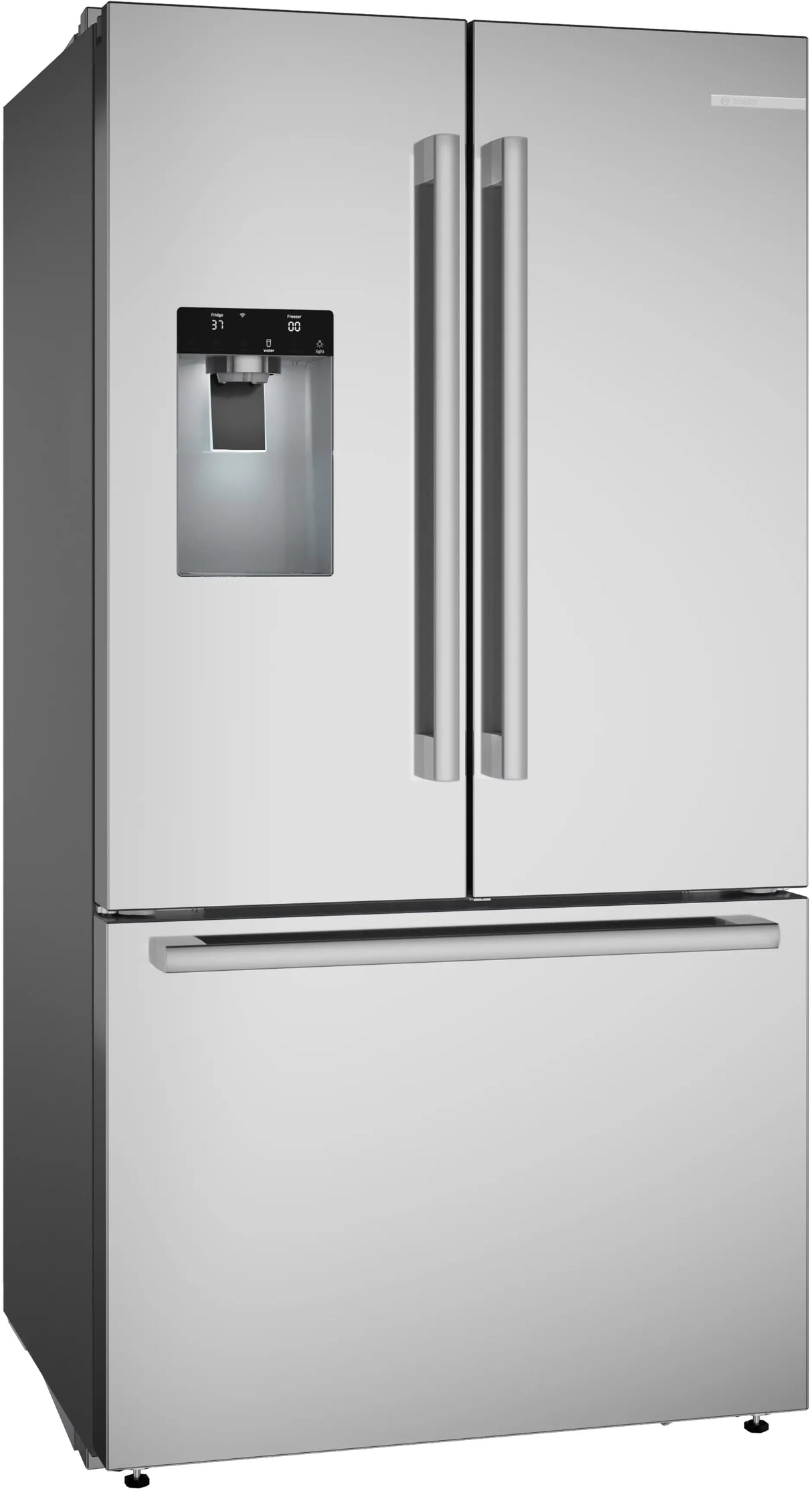 Bosch B36FD52SNS refrigerator right side angle