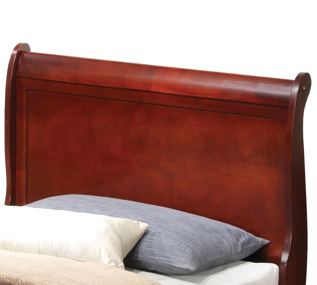 Panel Sleigh Bed