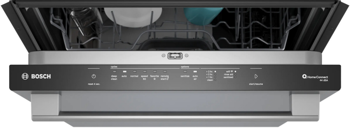 Bosch SHX65DM5N top control panel detail