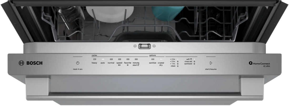 Bosch SHX78DM5N top control panel detail