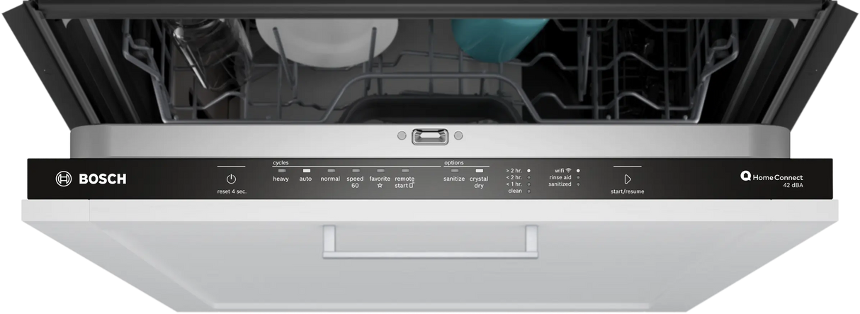 Bosch SHV78DM3N top control panel detail