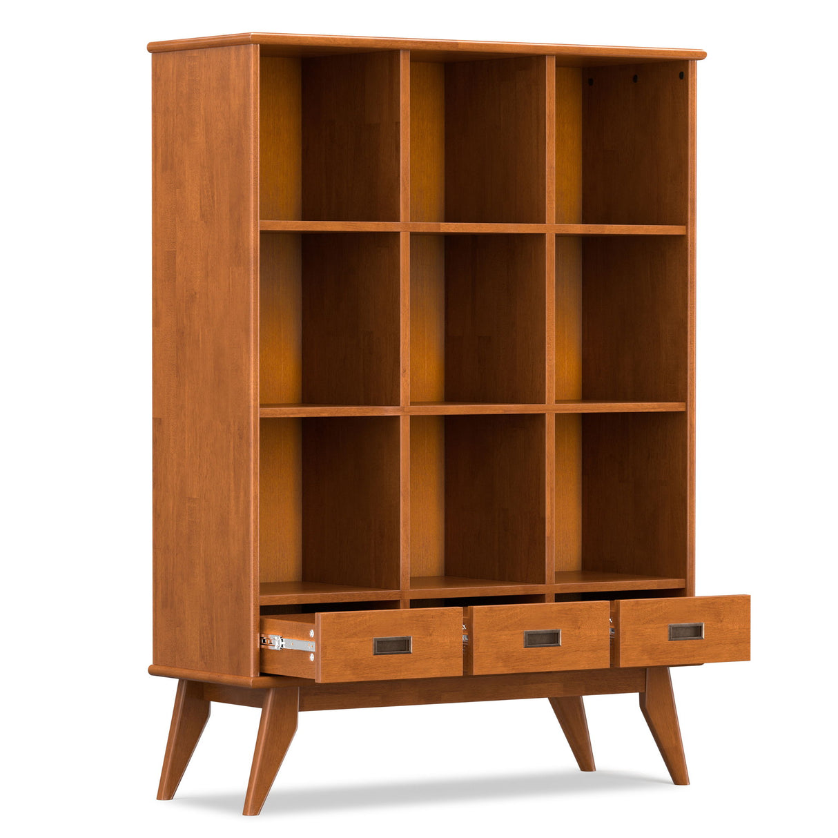 Draper - 9 Cube Storage With Drawers - Brown