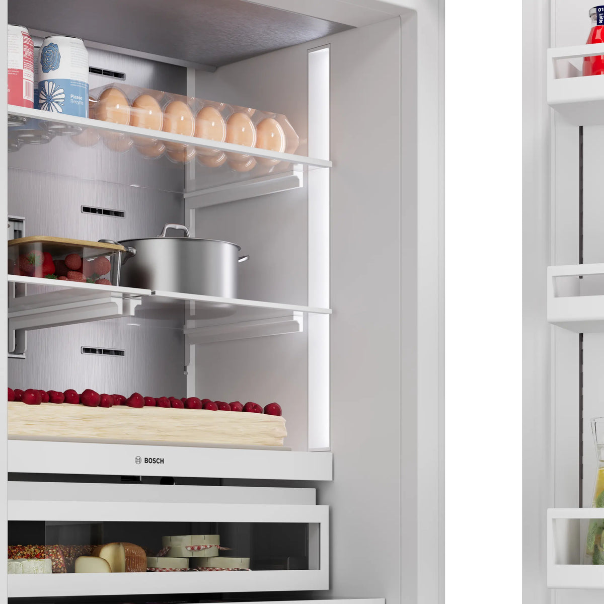Bosch B30BB130SS shelving close-up