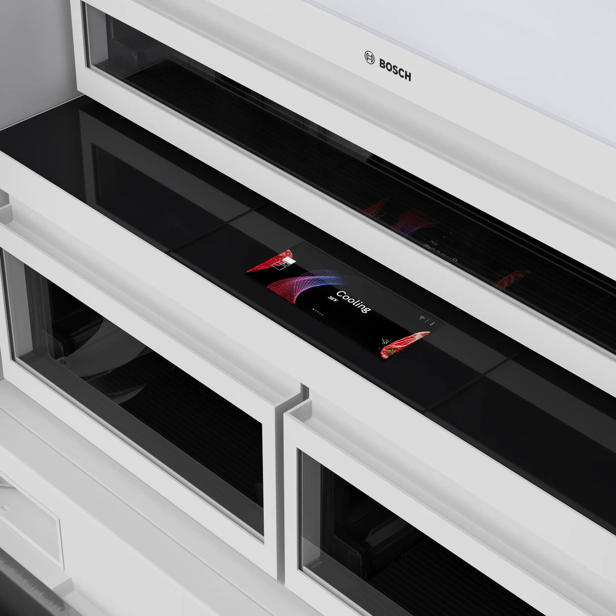 Bosch B36BT130NS full-color touch control panel