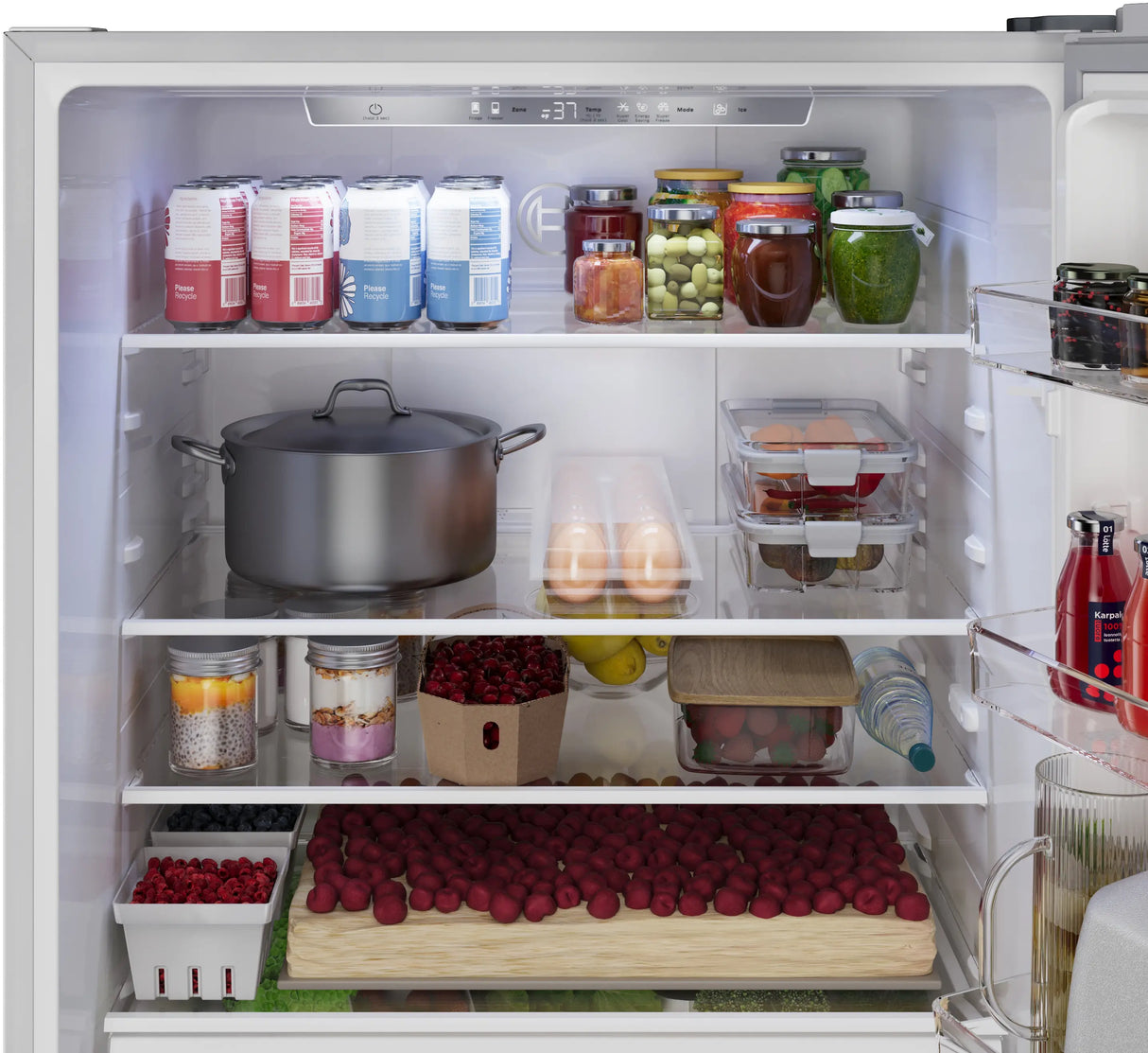Bosch B33CM10SNS Bottom-Freezer Refrigerator in Fingerprint-Resistant Stainless Steel - image 6
