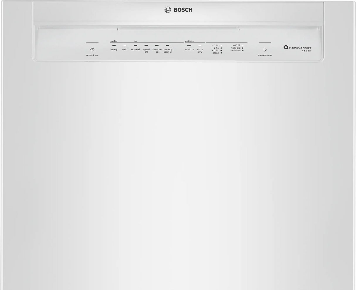 Bosch SHE43DM2N control panel detail