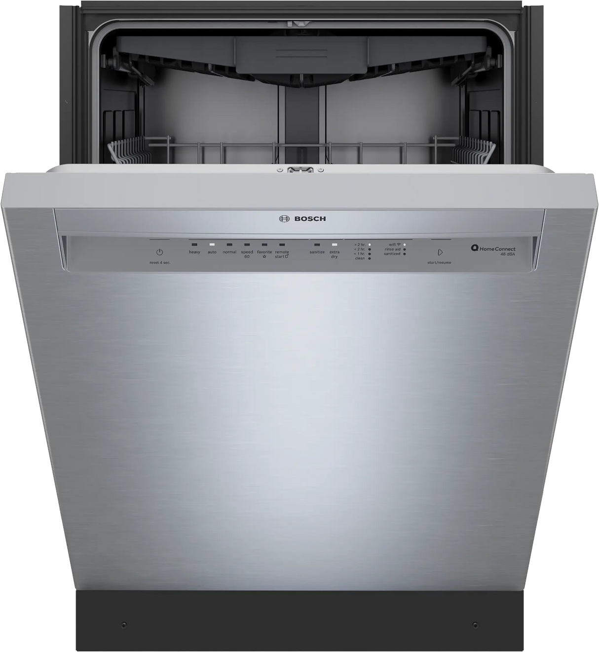 Bosch SHE43DM5N dishwasher door slightly open