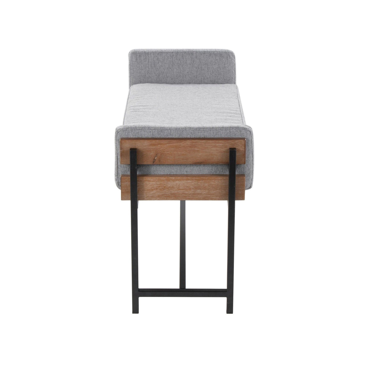 Kari - Farmhouse Bench - Brown Wood
