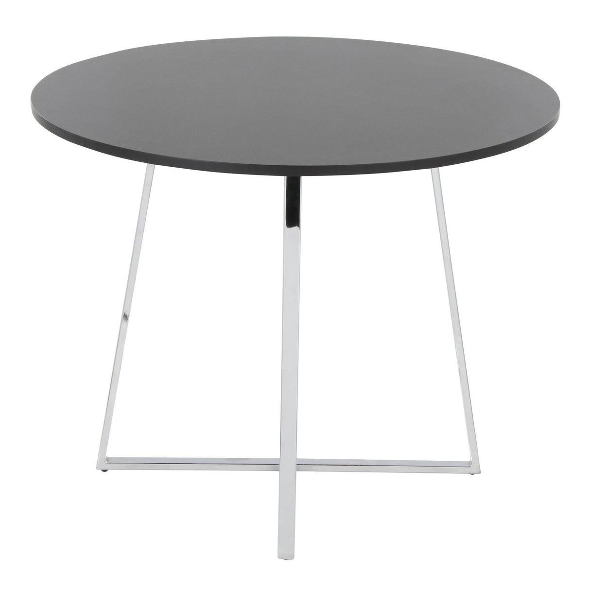 Cosmo - Canary Dining Table - Chrome Metal Base