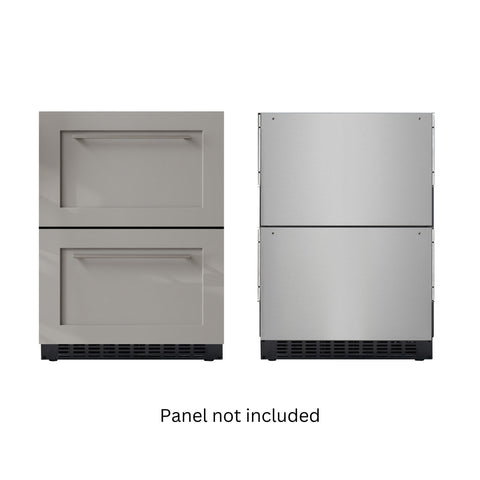 23 in. Panel Ready Two-Drawer Refrigerator and Freezer (KM-BIR1D1F-PR)23 in. Panel Ready Two-Drawer Refrigerator and Freezer (KM-BIR1D1F-PR)