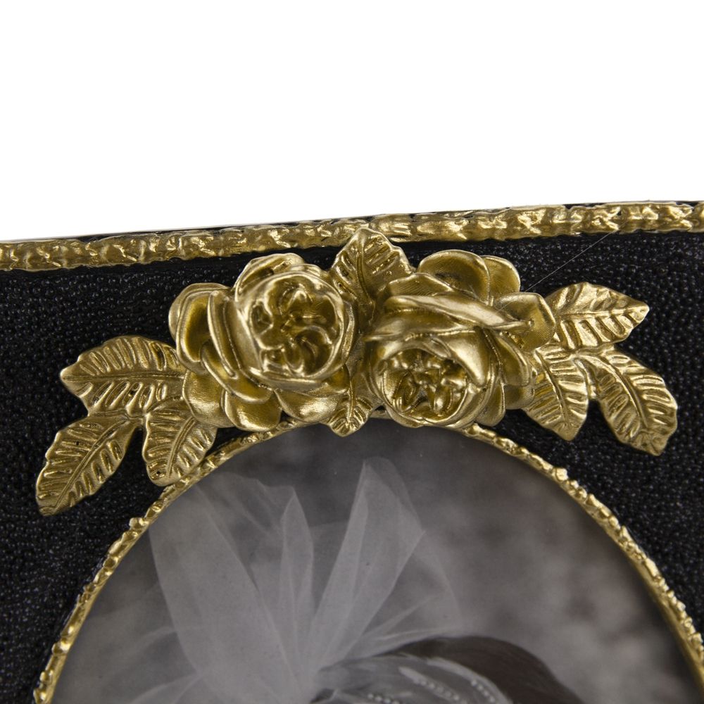 Vintage Photo Frame - Gold / Black