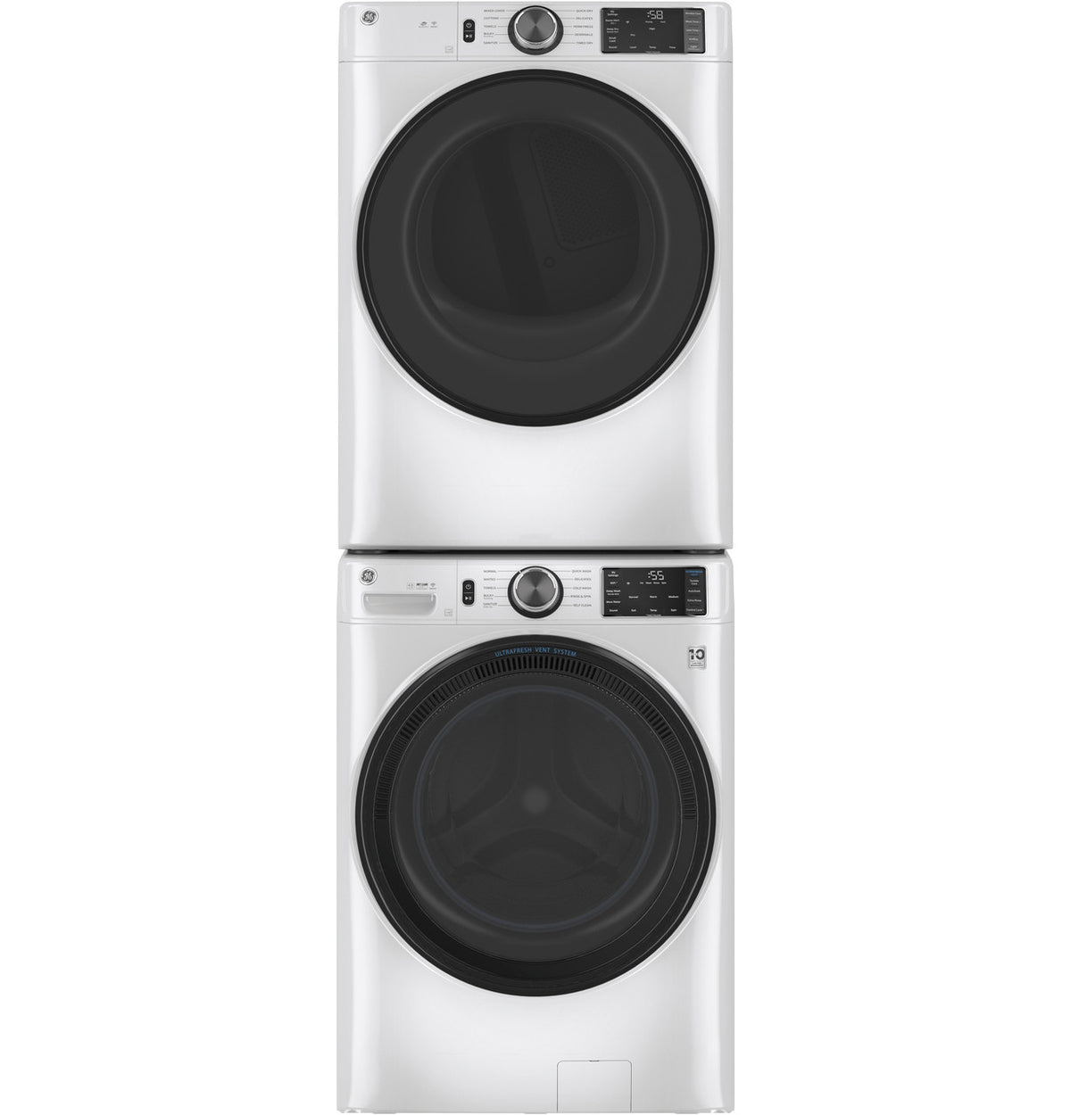 GE GFW510SCNWW Microban antimicrobial technology