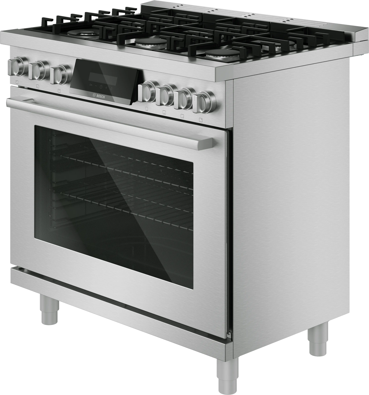 Bosch HGS8657UC gas range control knob detail