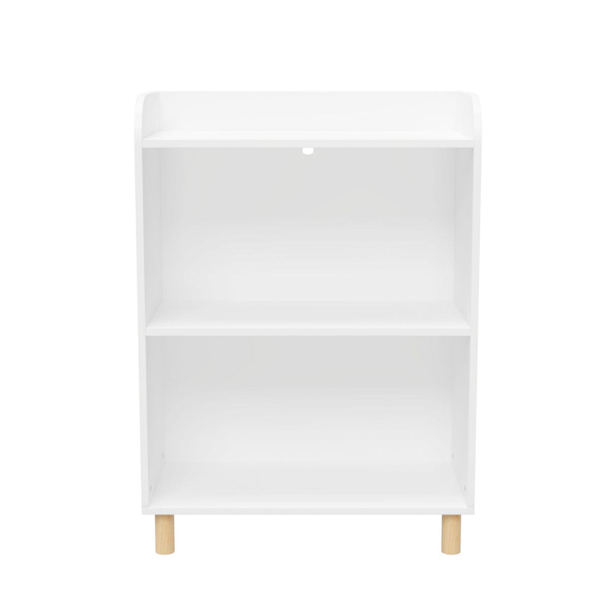Kids 3 Tier Bookcase, Book Display Organizer With Safety Restraint - White