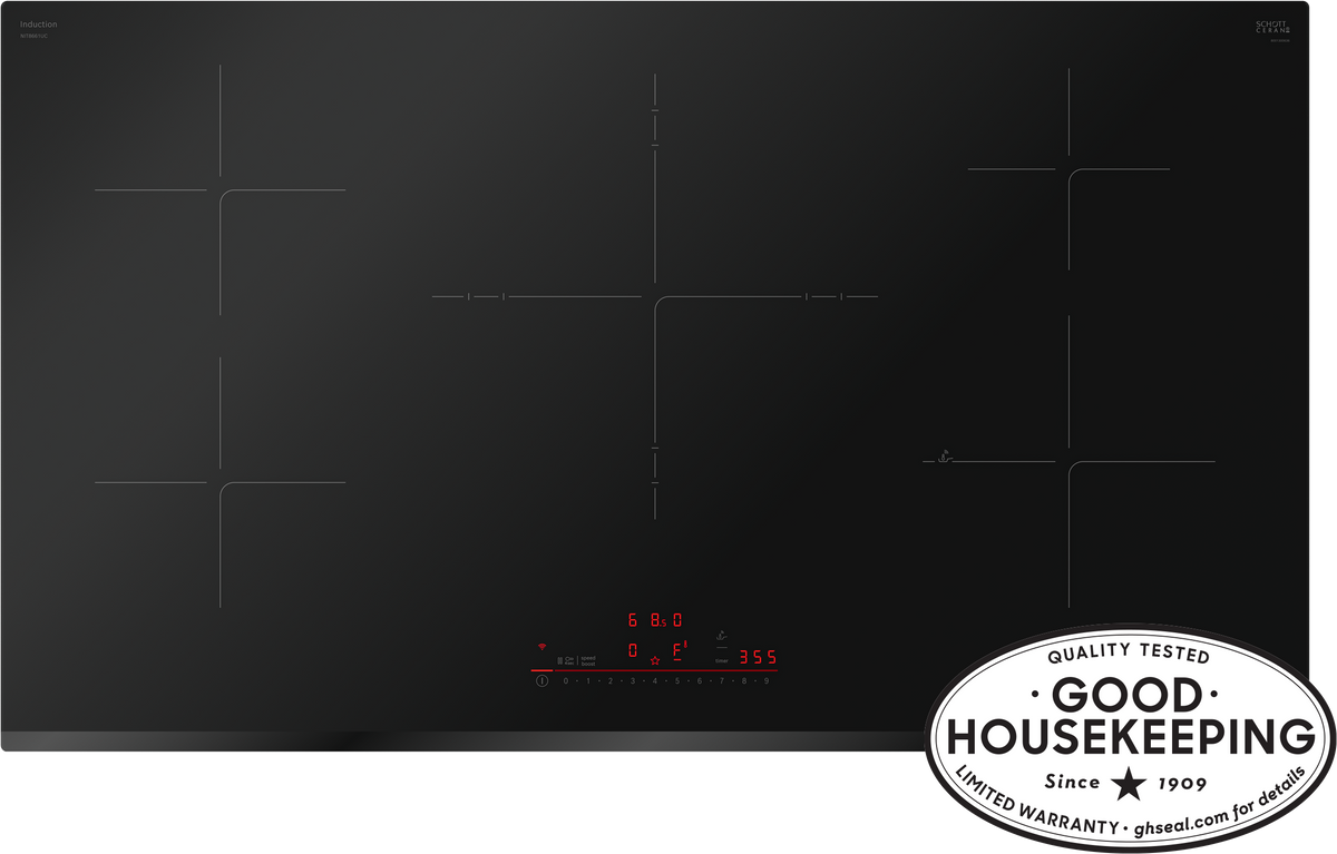 Bosch NIT8661UC induction cooktop Good Housekeeping seal