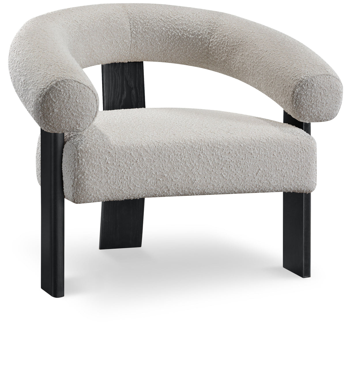 Winston - Accent Chair With Black Legs