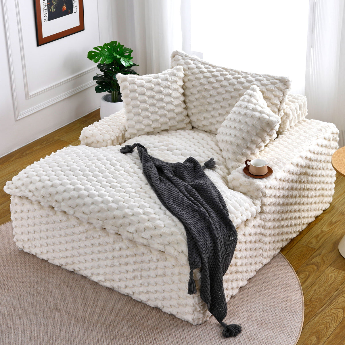 Harbor - Luxury Sofa Turtle Fleece Fabric