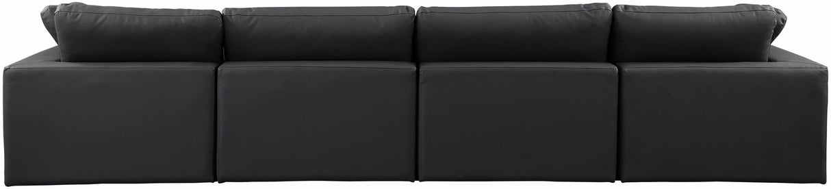 Comfy - Faux Leather Modular Sofa 4 Seats