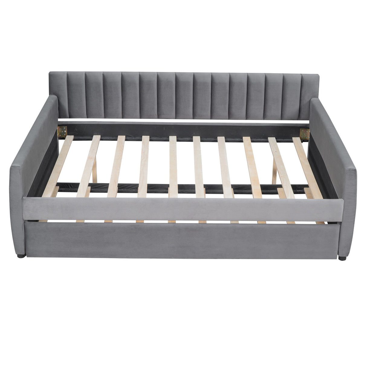 Upholstered Daybed With Slat Support