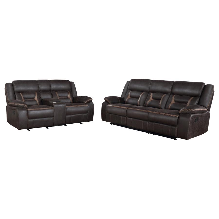 Greer - Upholstered Reclining Sofa Set