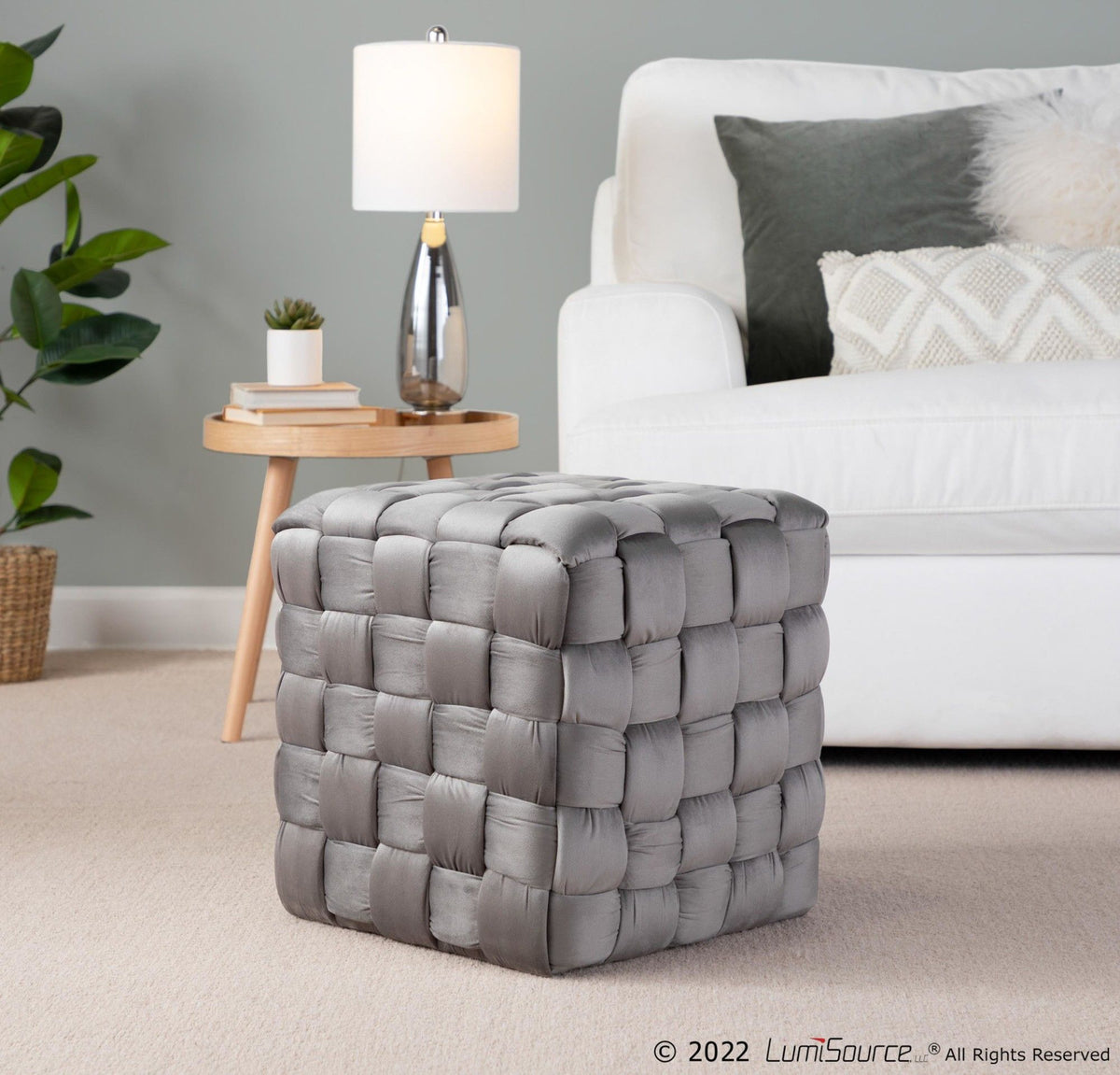 Braided - Square Ottoman