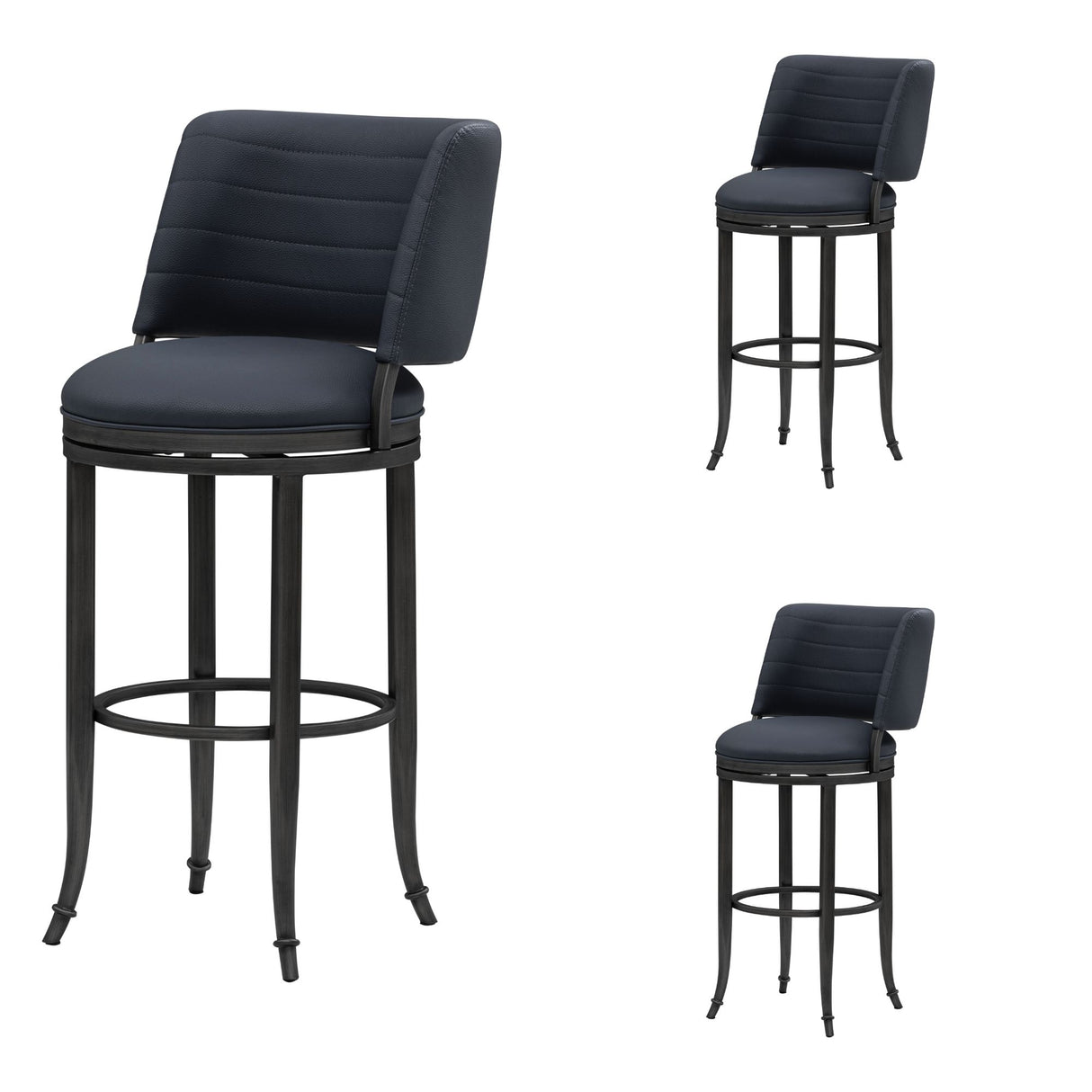 Torres - Upholstered Swivel Barstool