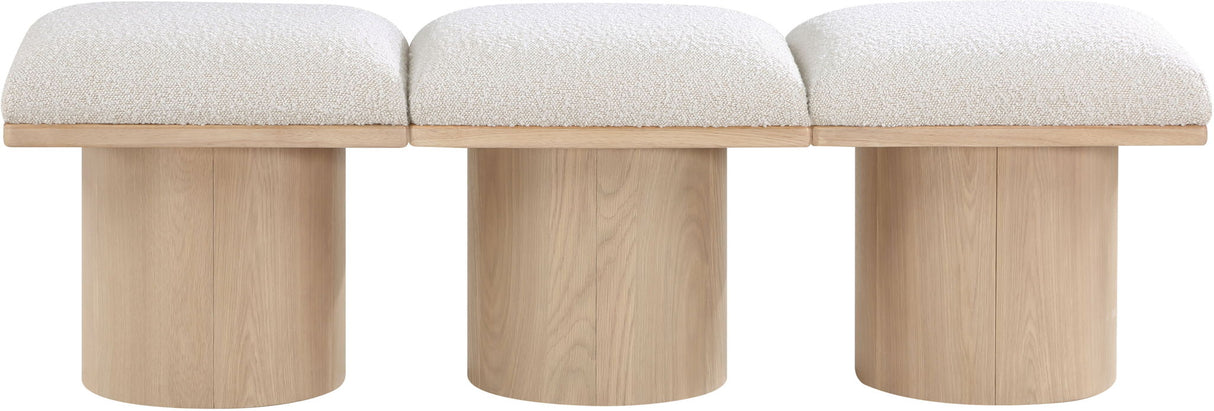 Pavilion - 3 Piece Modular Bench With Natural Base