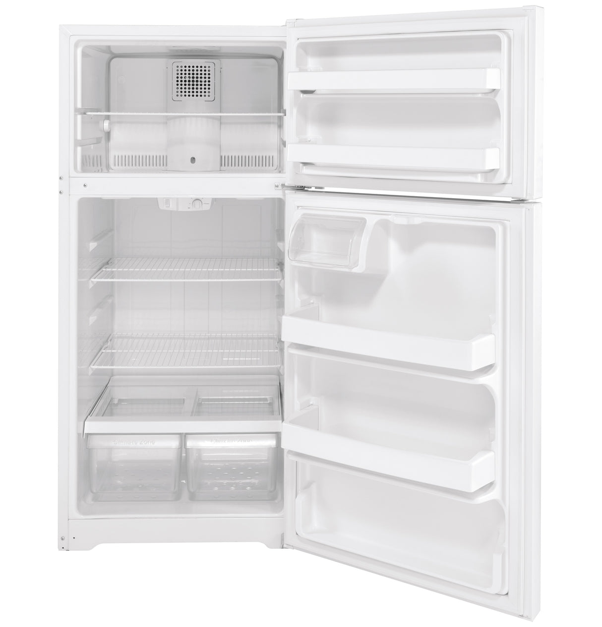 GE GTS16DTNRWW - 28 in. 15.6 cu. ft. Top Freezer Refrigerator - White