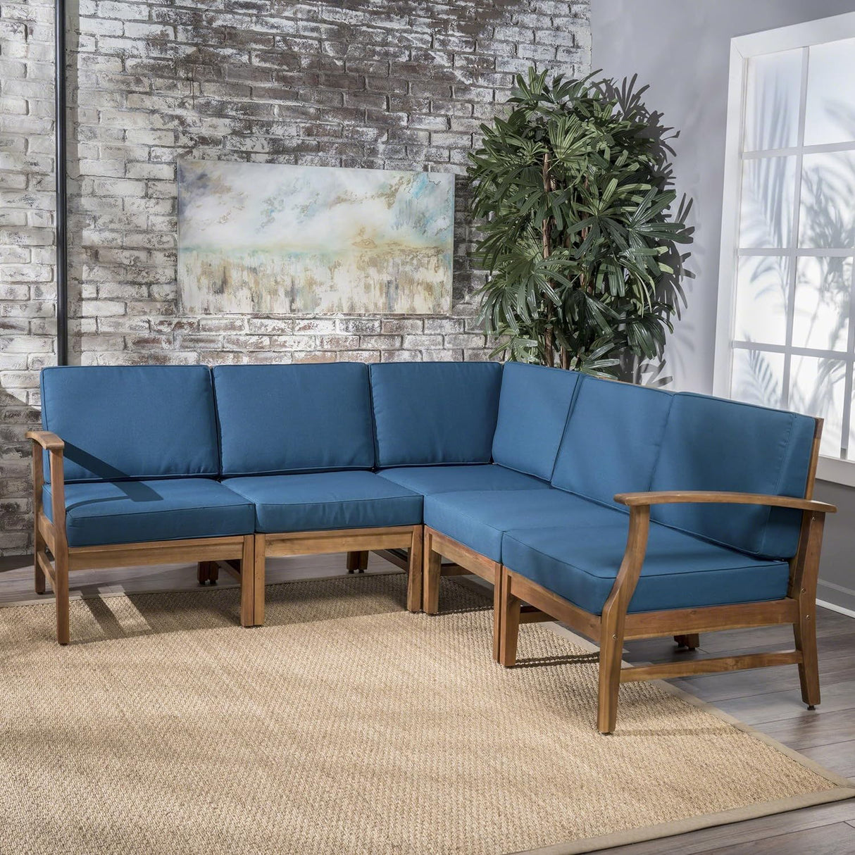 Perla - 5 Pieces Sofa Set